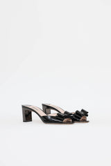 Miu Miu Patent Bow Mule