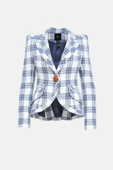 Smythe Plaid Dutchess Blazer