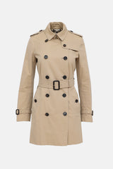 Burberry Short Double Breasted Trench Coat