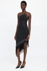 VSP Archive Beaded Asymmetrical Dress