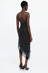 VSP Archive Beaded Asymmetrical Dress