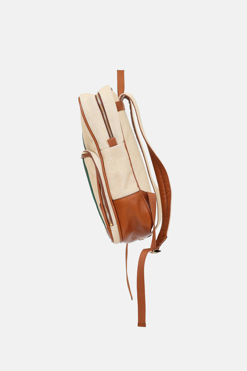 Gucci Canvas Webbed Backpack