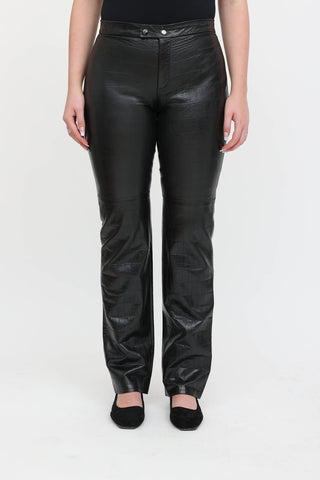 Ralph Lauren Black Label Leather Pants
