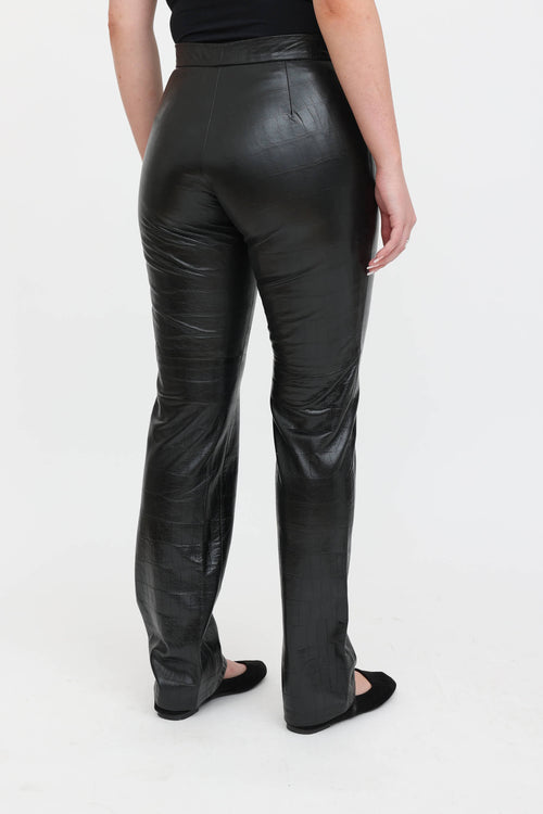 Ralph Lauren Black Label Leather Pants