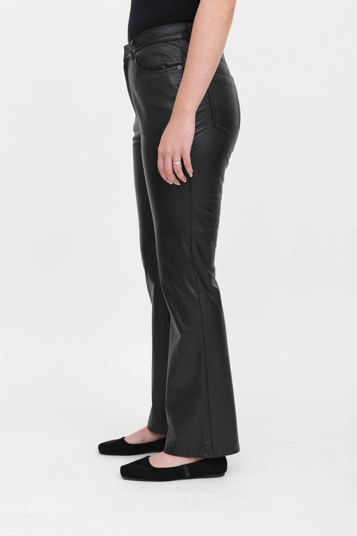 Ralph Lauren Leather Flare Pants