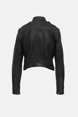 Burberry Brit Pebbled Leather Jacket