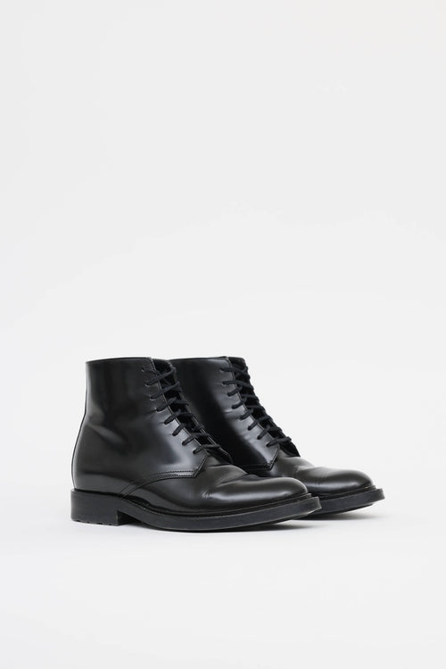 Saint Laurent Lace Up Boot