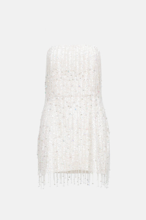 Retrofête Sequin Fringe Dress
