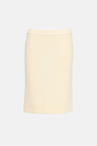 Moschino Boucle Pencil Skirt