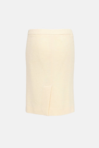 Moschino Boucle Pencil Skirt