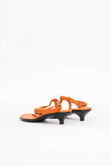 Prada T-Strap Heeled Sandal