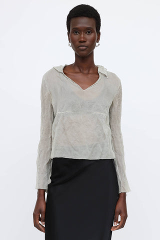 Prada Sheer Top