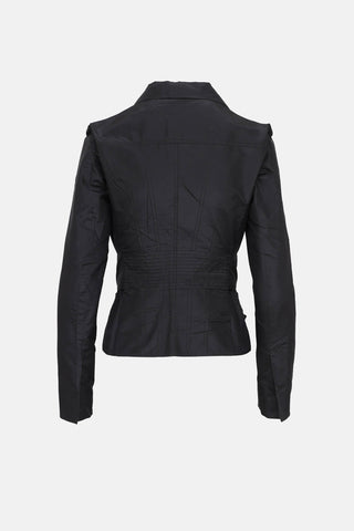 Gucci 2002 Silk Belted Jacket