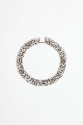 Costin Lazar Sterling Silver Chainmail Necklace