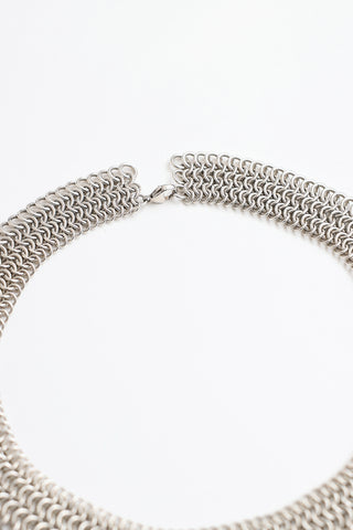Costin Lazar Sterling Silver Chainmail Necklace