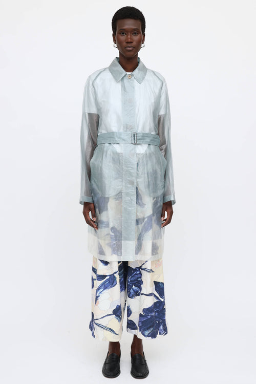 Dries Van Noten Sheer Trench Coat