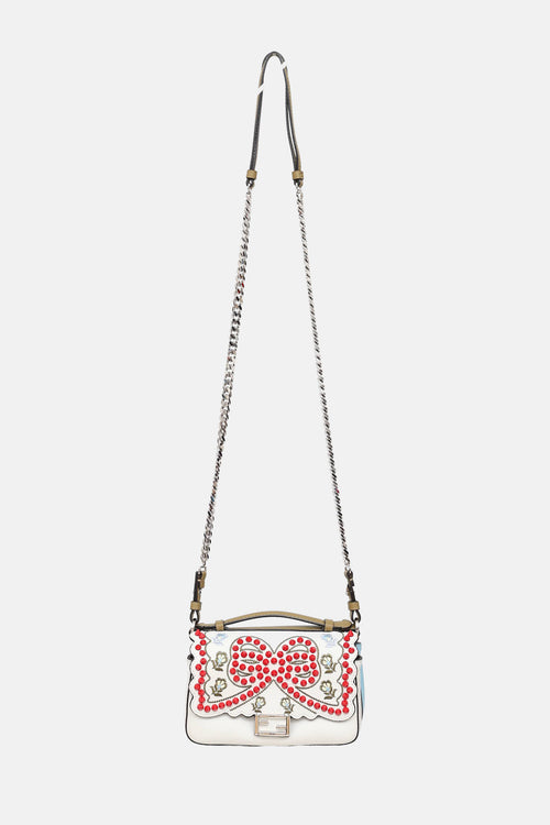 Fendi Studded Double Baguette Bag