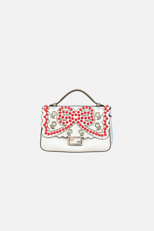 Fendi Studded Double Baguette Bag