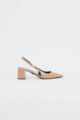 Versace Patent Medusa 95 Slingback Pump