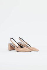 Versace beige Medusa 95 pump