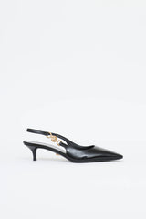 Versace Patent Medusa 95 Kitten Heel