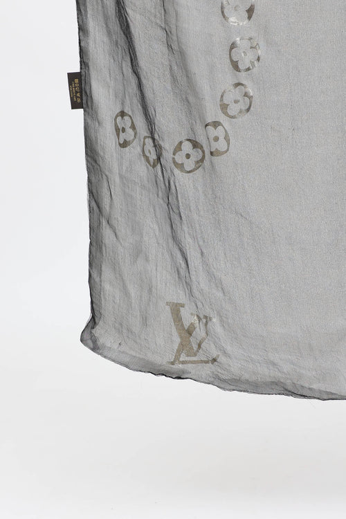Louis Vuitton Sheer Monogram Scarf