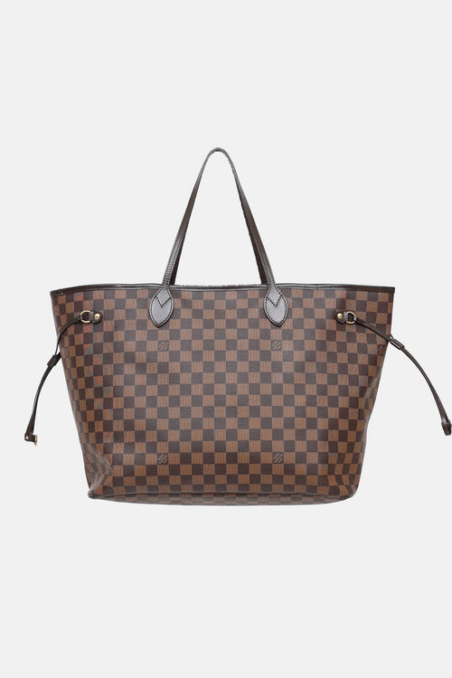Louis Vuitton 2015 Damier Ebene Neverfull GM Bag