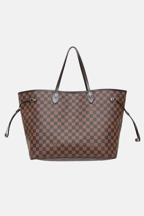 Louis Vuitton 2015 Damier Ebene Neverfull GM Bag