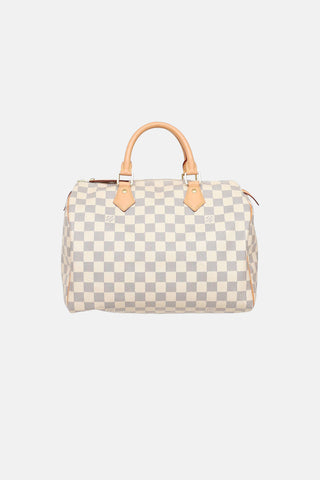 Louis Vuitton 2017 Damier Azur Speedy 30 Bag