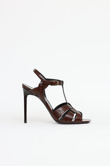 Saint Laurent Embossed Tribute Sandal