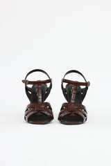 Saint Laurent Embossed Tribute Sandal