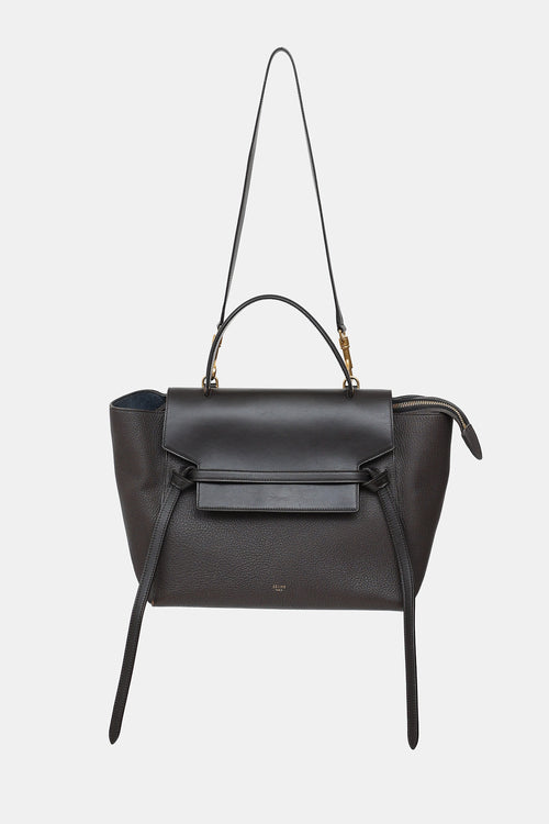 Celine Grained Leather Mini Belt Bag