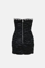 Area Ruched Strapless Dress