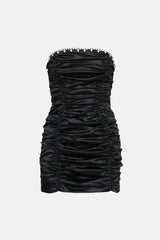 Area Ruched Strapless Dress