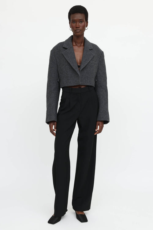 System Cropped Blazer