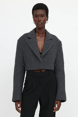 System Cropped Blazer