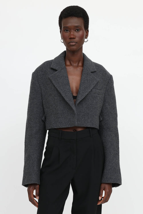System Cropped Blazer