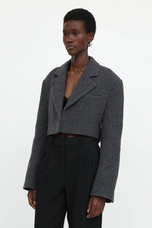 System Cropped Blazer
