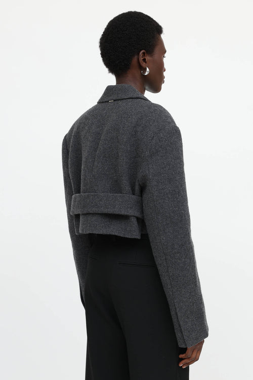 System Cropped Blazer