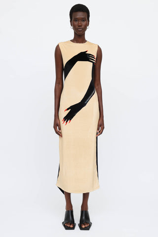 Loewe Velvet Print Dress