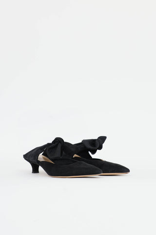 The Row Suede Coco Mule