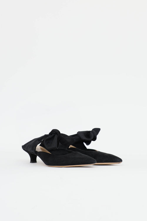 The Row Suede Coco Mule