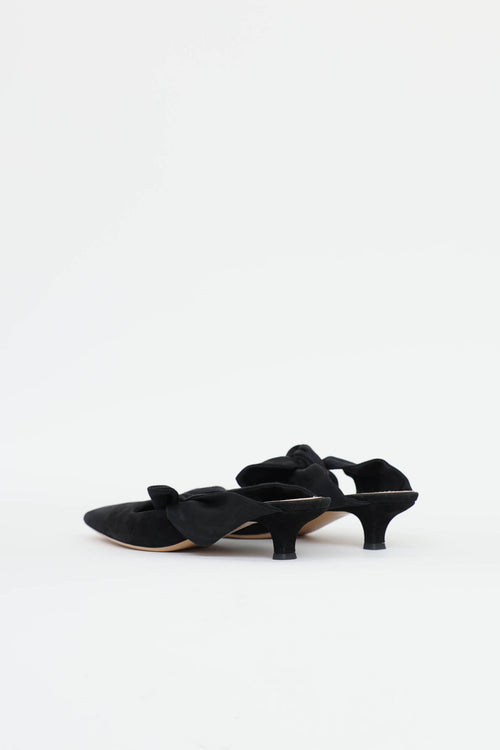 The Row Suede Coco Mule