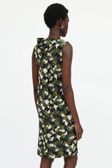 Prada Fall 2010 Camo Cowl Neck Dress
