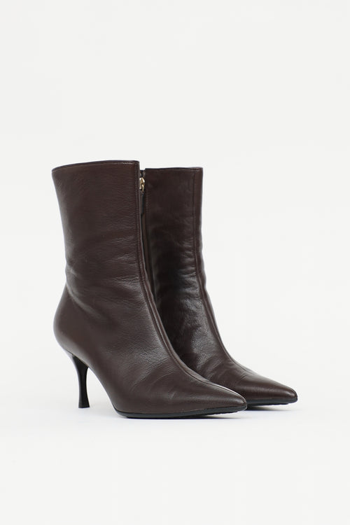 Gucci Leather Ankle Boot