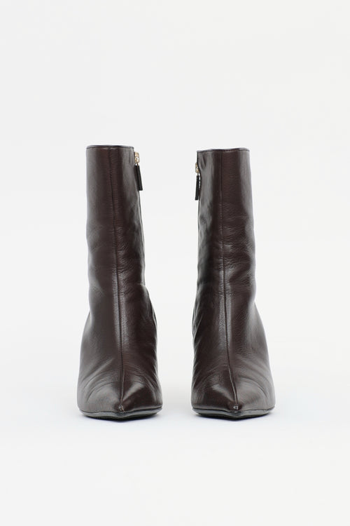 Gucci Leather Ankle Boot