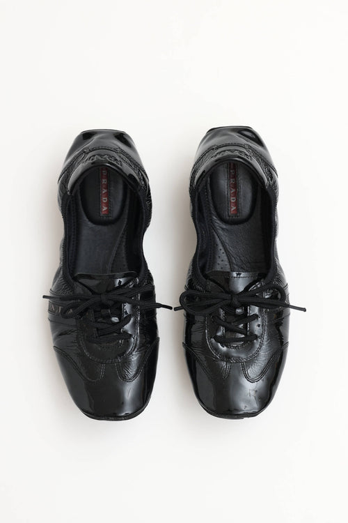 Prada Sport Patent Ballet Sneaker