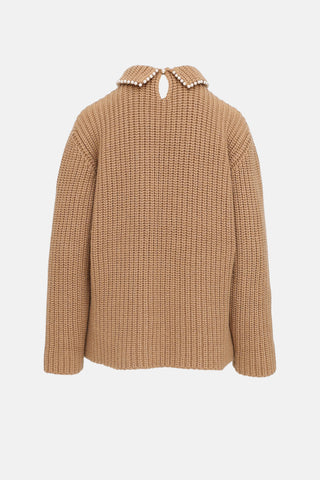 Loewe FW 2019 Pearl Trim Sweater