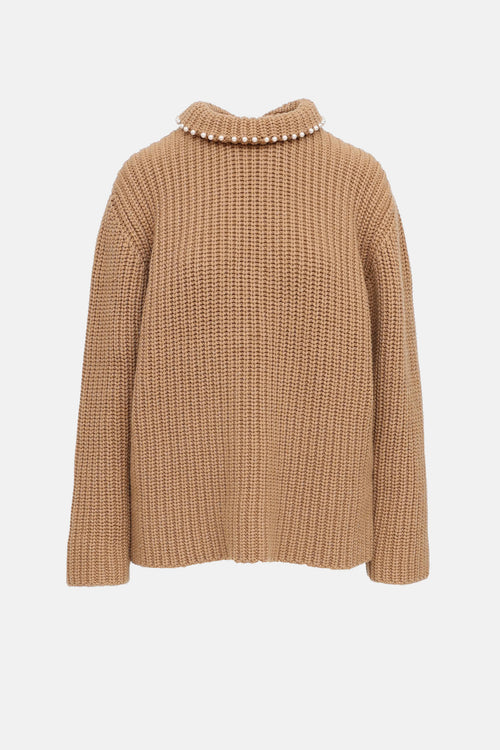 Loewe FW 2019 Pearl Trim Sweater
