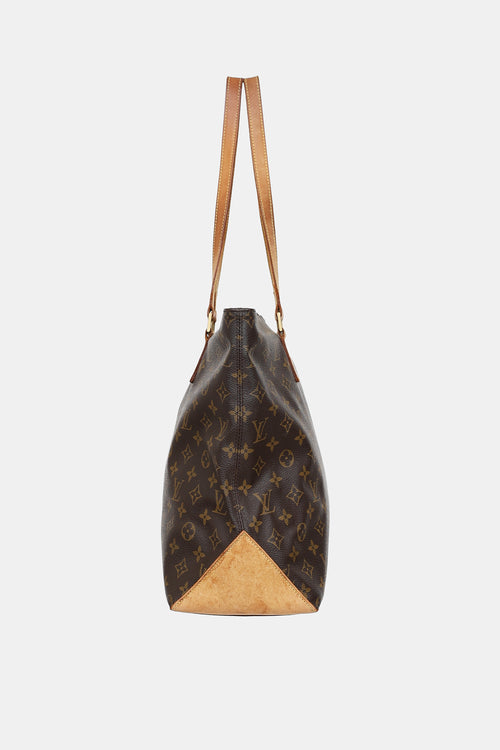 Louis Vuitton 2001 Monogram Cabas Mezzo Tote Bag